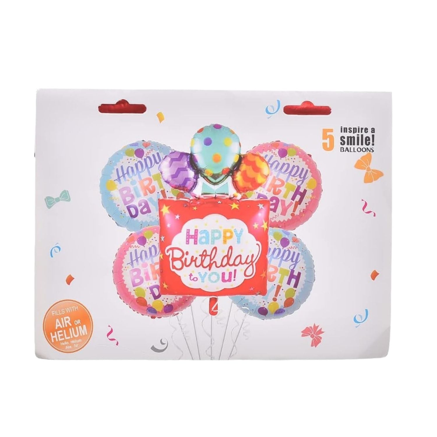 Happy Birthday Design Birthday Balloons | Happy Birthday Balloons | Party Balloons Balloons for Kids Colorful Birthday Decorations for Home & School Events - Apkamart #Style_Pack Of 1