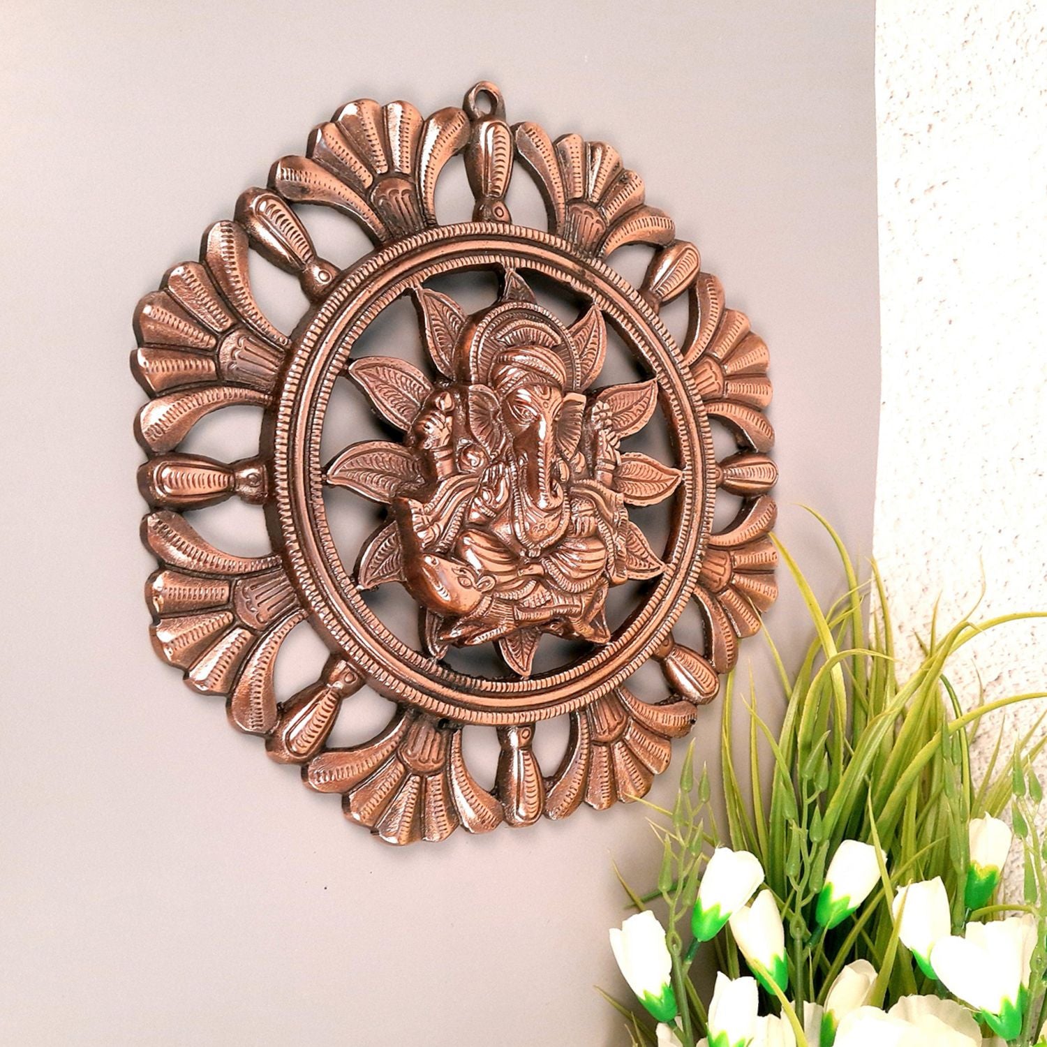 Decorative Ganpati Wall Hanging- 12 inch- Apkamart