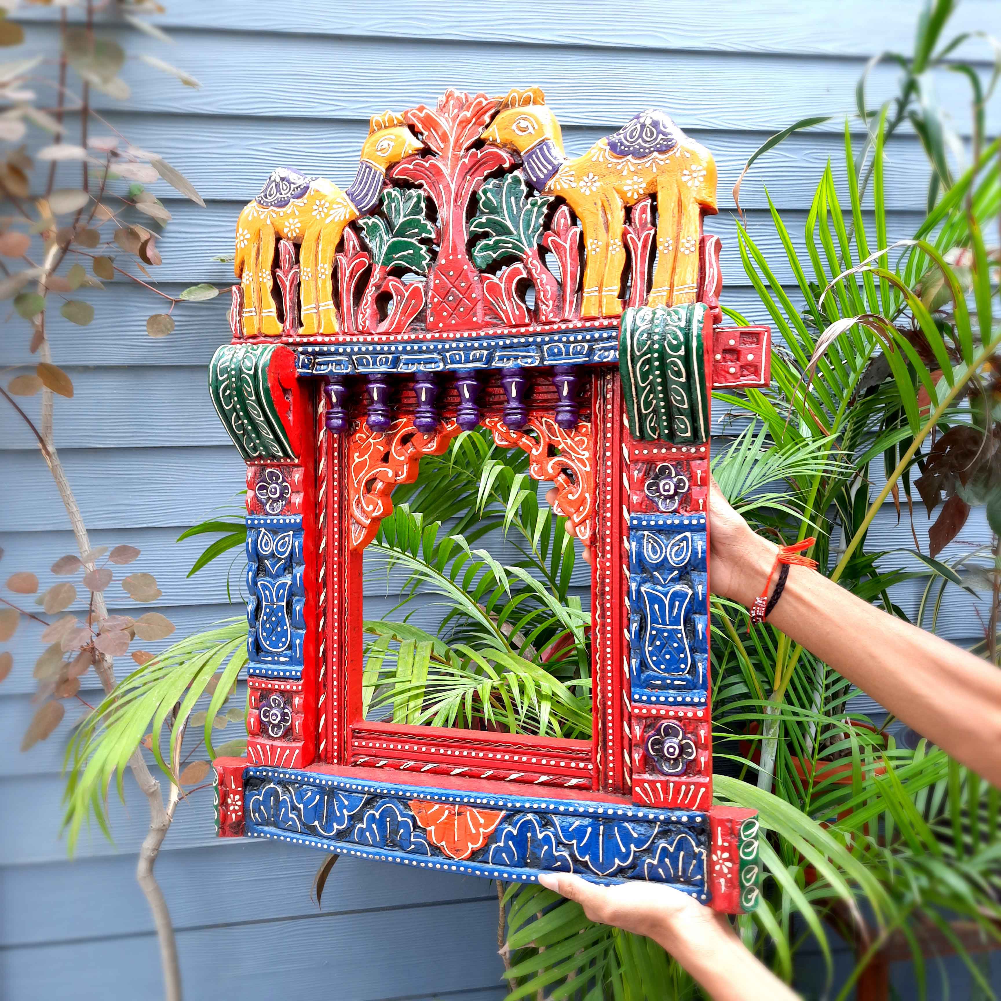 Camel Design Jharokha Wall hanging | Wall Decor - For Home Decor & Gifts - 27 Inch - Apkamart