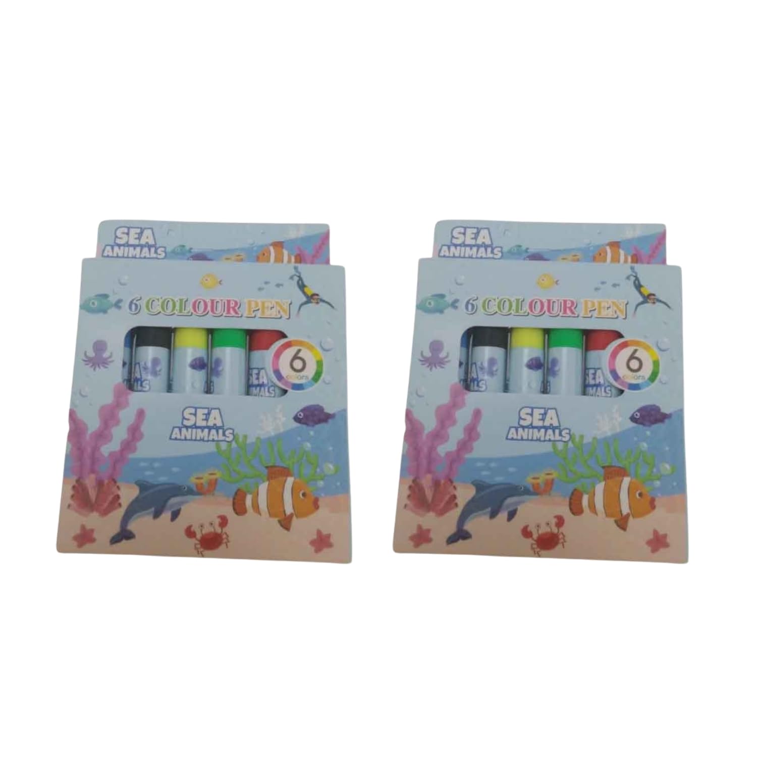 Kids Mini Sketch Pen | Coloring Pen - Apkamart #Style_Pack of 2