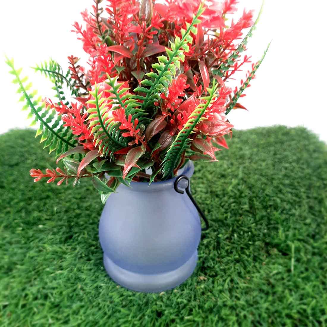 Handcrafted Glass Tealight Candle Holder for Table Decor & Gifts | Diwali, Festive Decoration - 8 Inch - Apkamart