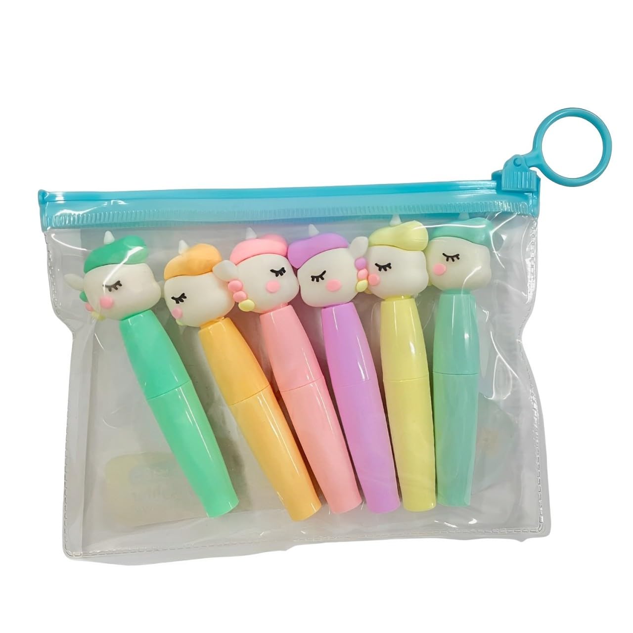 Unicorn Design Mini Highlighters for kids | Marker Pen in Pen Design - Apkamart #Style_Pack of 1