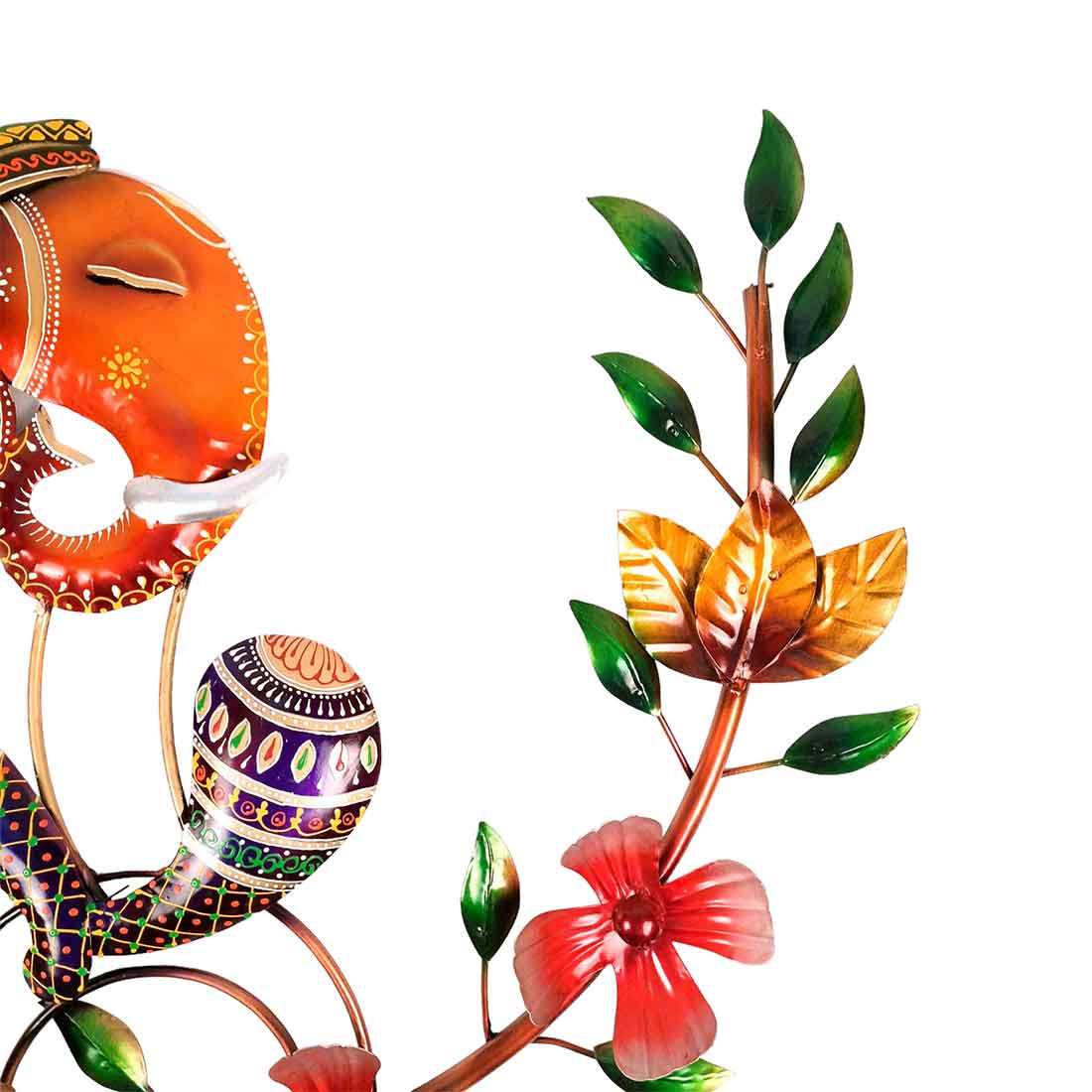 Ganesh Wall Hanging | Decorative Lord Ganesha Wall Art - for Living Room, Home, Office, Wall Decor & Gift - 22 Inch - Apkamart