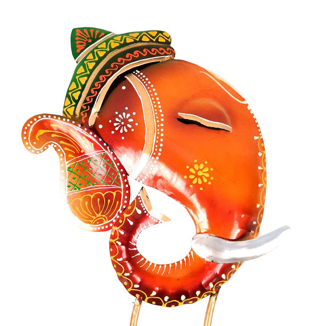 Ganesh Wall Hanging | Decorative Lord Ganesha Wall Art - for Living Room, Home, Office, Wall Decor & Gift - 22 Inch - Apkamart