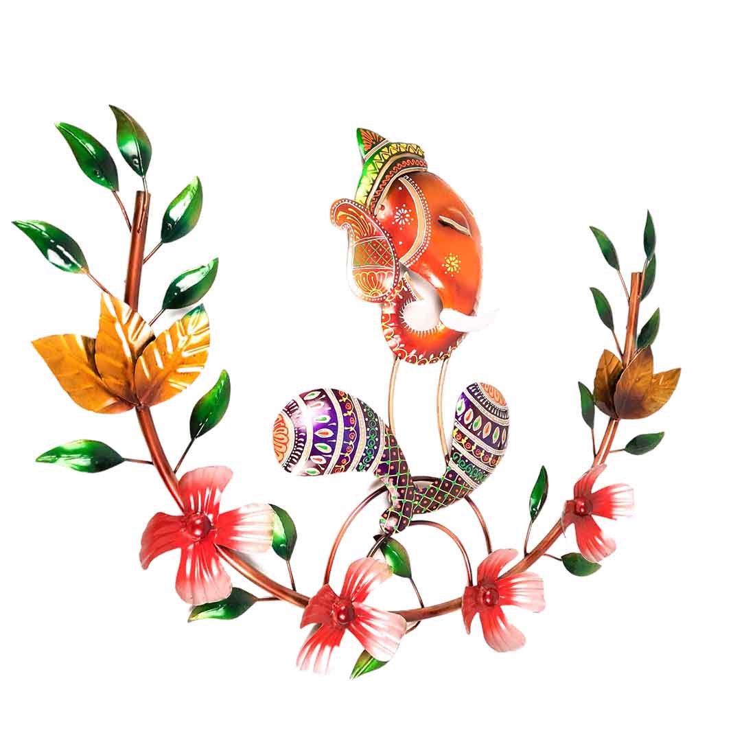 Ganesh Wall Hanging | Decorative Lord Ganesha Wall Art - for Living Room, Home, Office, Wall Decor & Gift - 22 Inch - Apkamart