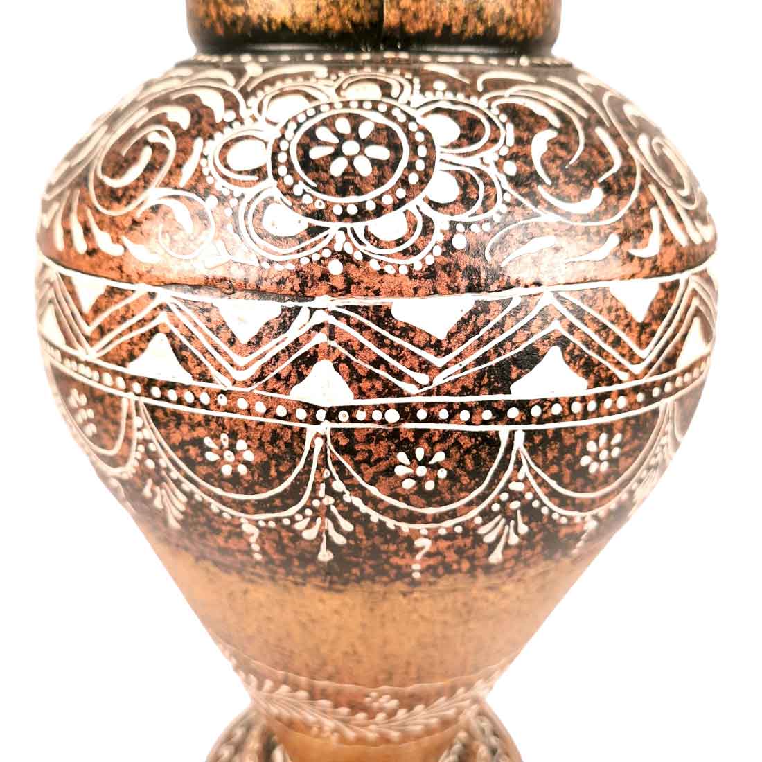 Flower Vase for Corners | Decorative Vases - For Home & Table Decor - 12 Inch - Apkamart
