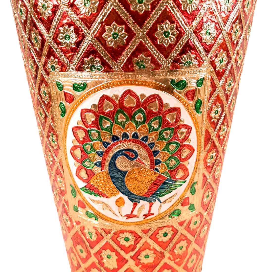 Big Flower Vase | Decorative Minakari Vases - For Home & Corner Decor & Gifts - 24 Inch - Apkamart