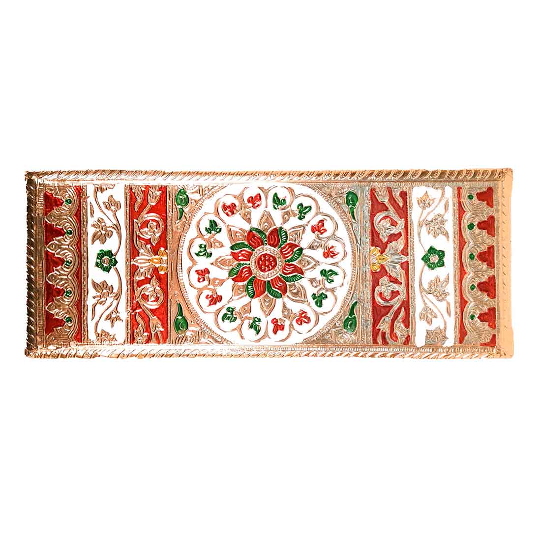 Pooja Chowki Bajot | Minakari Chauki Set - Apkamart