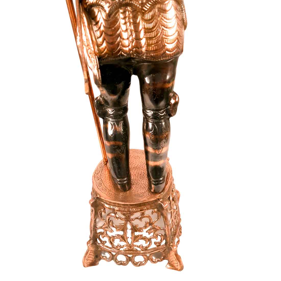 Soldier Showpiece | Warrior Statue with Spear & Sword - For Living Room, Home Decor & Gifts - 46 Inch - Apkamart
