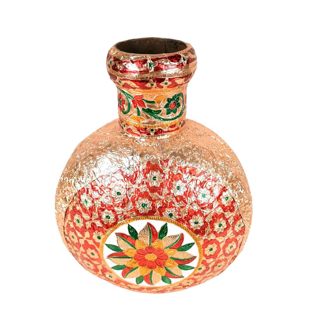 Flower Vase | Pots for Flowers - Metal In Pitcher Design - For Tabletop, Living Room, Home & Office Decoration | Centerpiece for Table Decoration |Vases for Gifts - 11 Inch