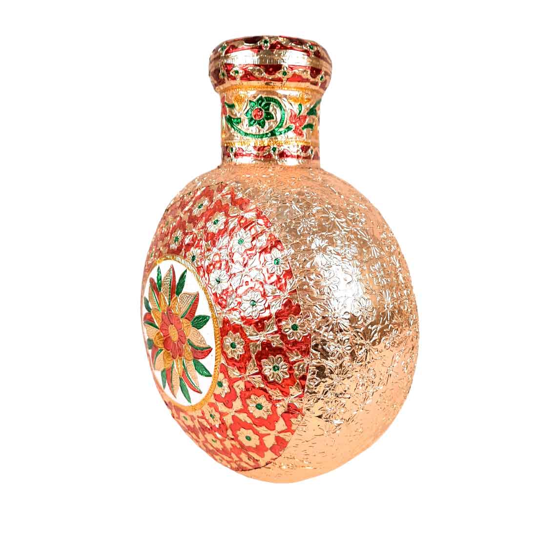 Flower Vase | Pots for Flowers - Metal In Pitcher Design - For Tabletop, Living Room, Home & Office Decoration | Centerpiece for Table Decoration |Vases for Gifts - 11 Inch