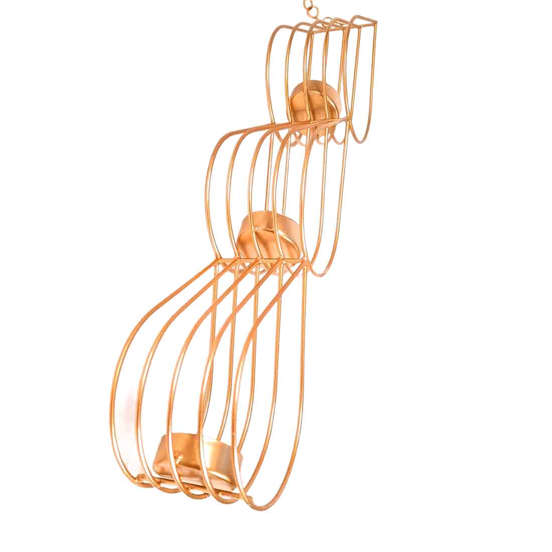 Wall Hanging Tea Light Holder With 3 Slots - Apkamart