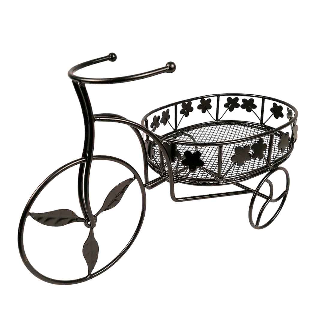 Fruit Basket | Multipurpose Basket - Rickshaw Design - For Fruits, Vegetables, Kitchen & Dining Table Decor - 15 Inch - Apkamart#Style_Pack of 1