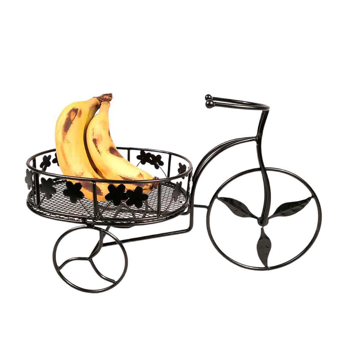 Fruit Basket | Multipurpose Basket - Rickshaw Design - For Fruits, Vegetables, Kitchen & Dining Table Decor - 15 Inch - Apkamart#Style_Pack of 1