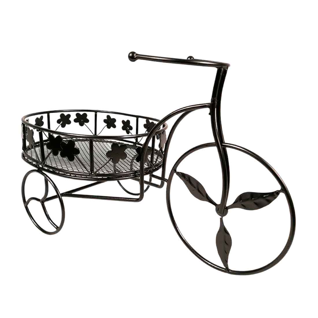 Fruit Basket | Multipurpose Basket - Rickshaw Design - For Fruits, Vegetables, Kitchen & Dining Table Decor - 15 Inch - Apkamart#Style_Pack of 1