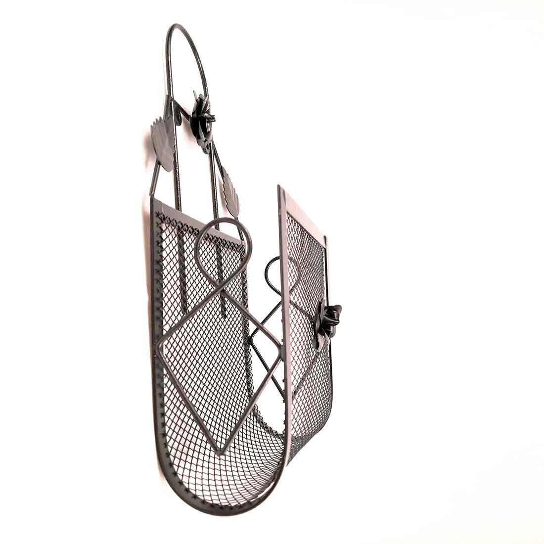 Magazine Holder Wall Mount | Wall Hanging Newspaper Stand - For Home, Office, Living Room, Organizing & Gifts - 13 Inch - Apkamart #Style_Pack of 2