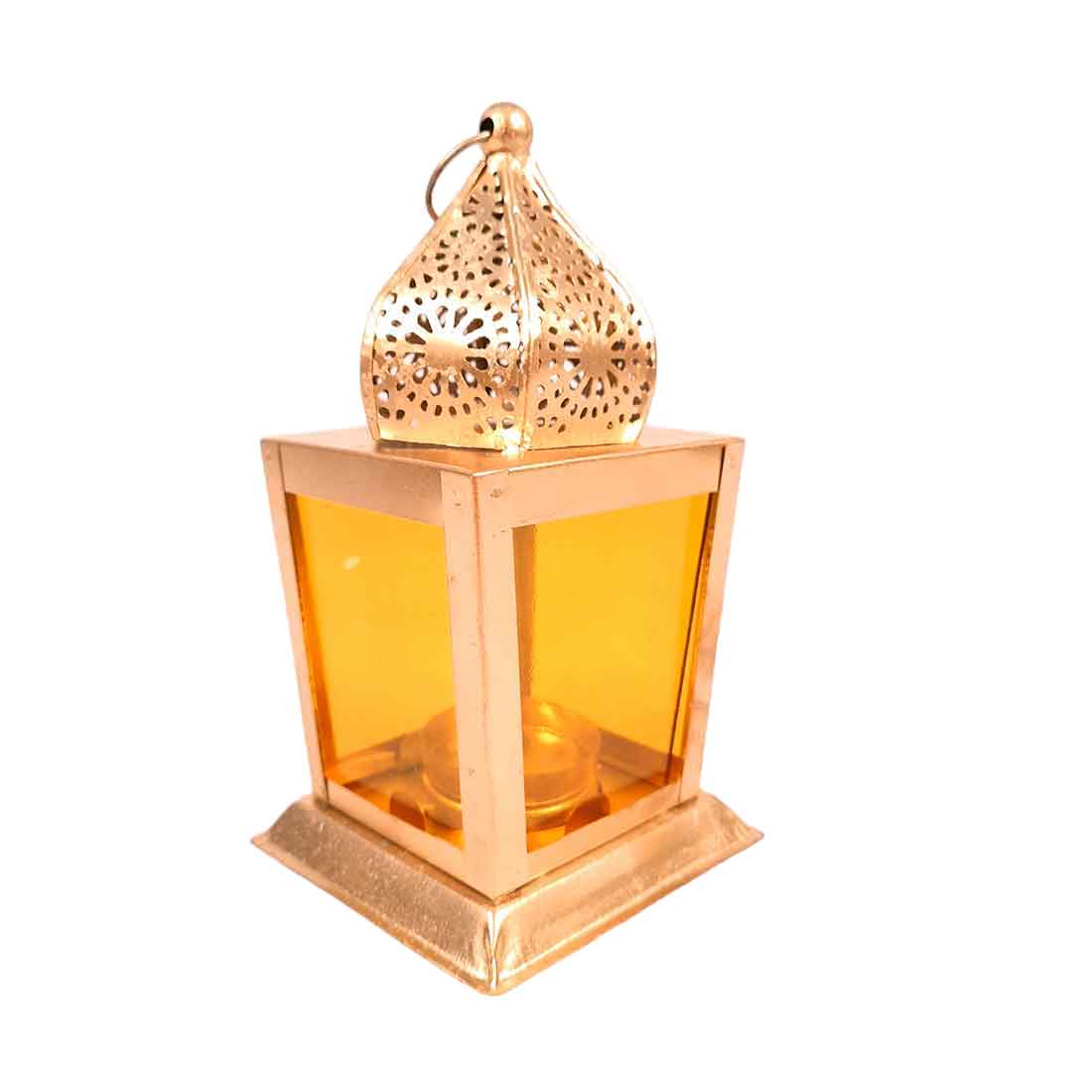 Moroccan Lantern Candle Stand | Tea Light Holder - For Home, Living room Decor & Gifts - 7 Inch - Apkamart #Style_Pack of 1