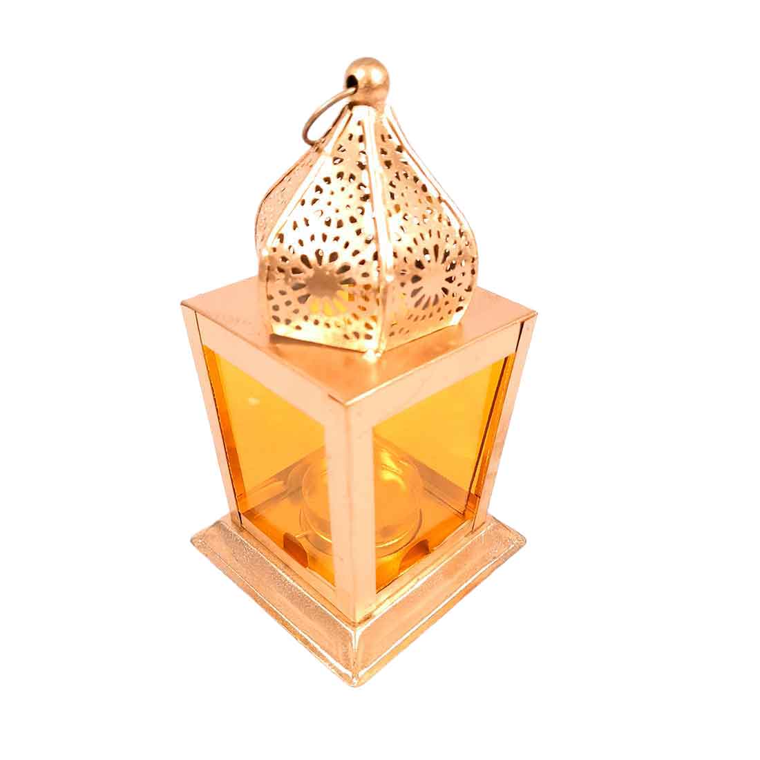 Moroccan Lantern Candle Stand | Tea Light Holder - For Home, Living room Decor & Gifts - 7 Inch - Apkamart #Style_Pack of 1