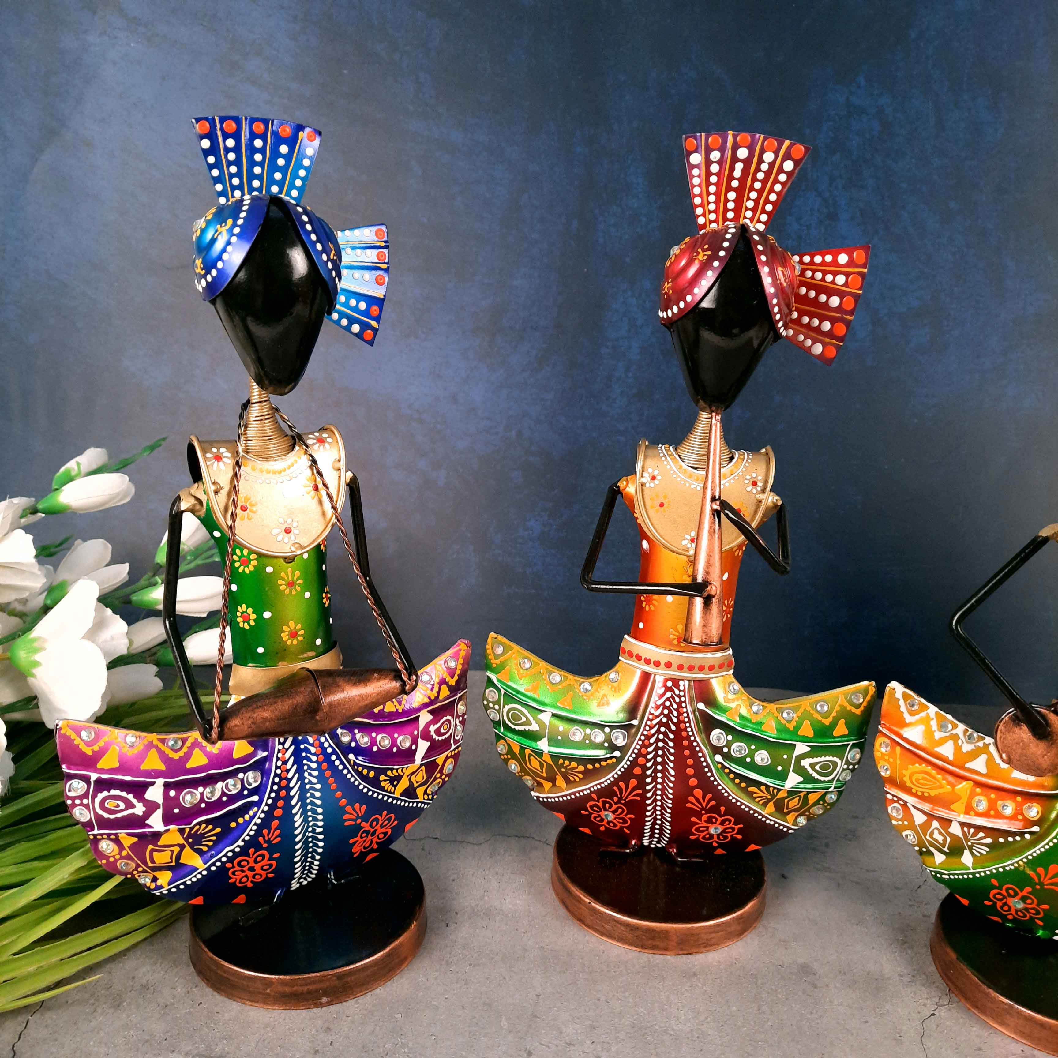 Rajasthani Musician Showpiece - For Table & Home Decor - Apkamart