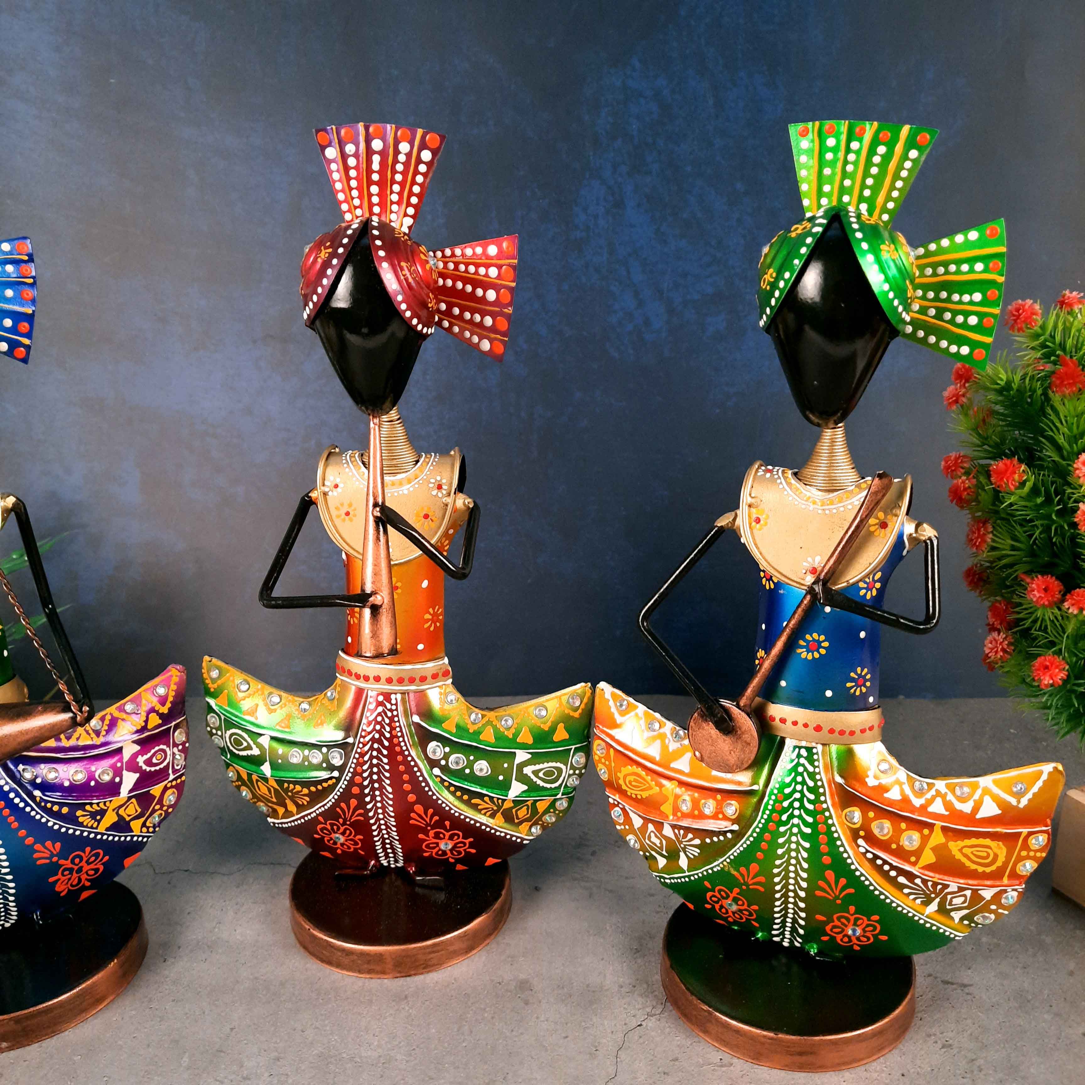 Rajasthani Musician Showpiece - For Table & Home Decor - Apkamart