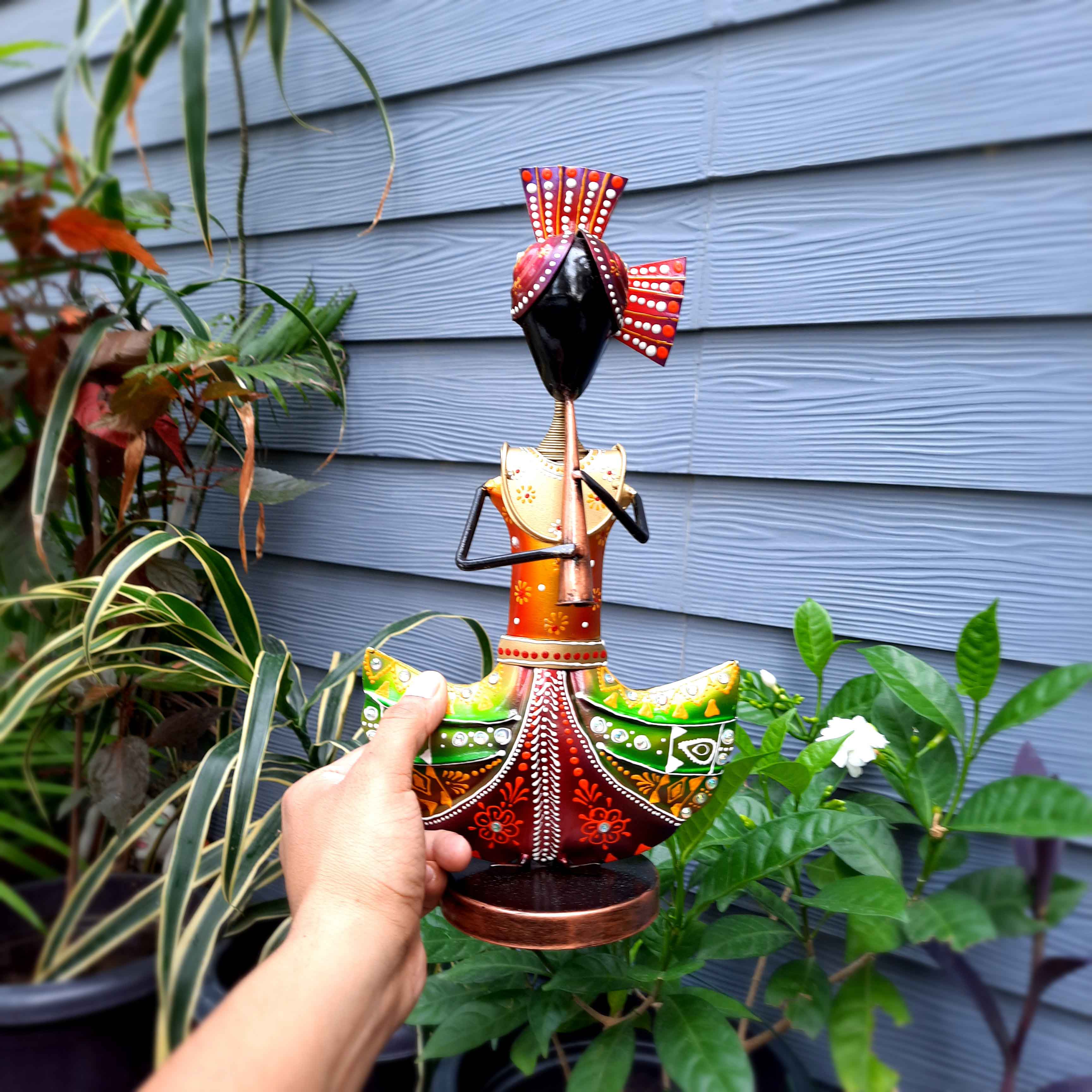 Rajasthani Musician Showpiece - For Table & Home Decor - Apkamart