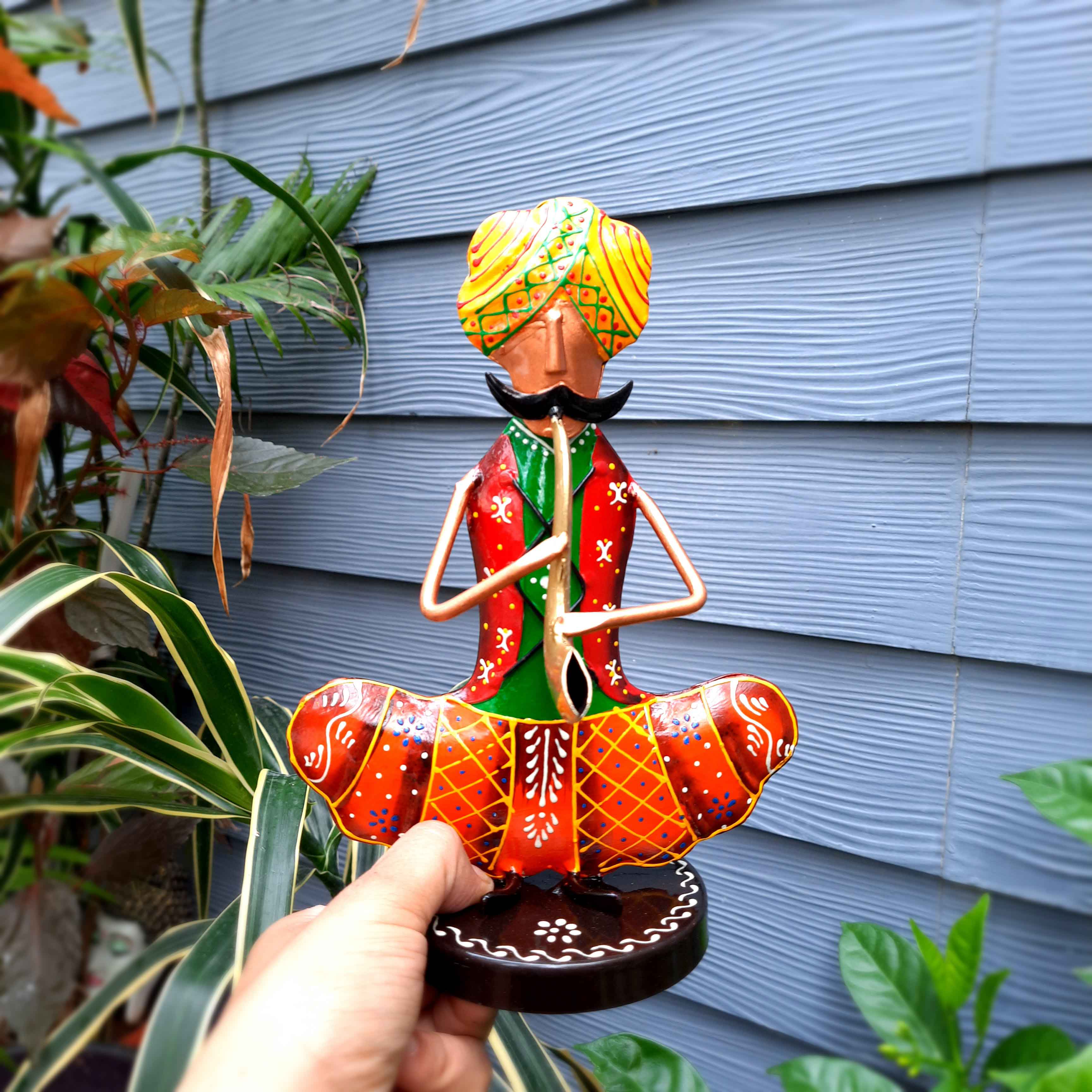 Musician Figurine Showpiece Set | Artifacts for Home, Table, Living Room, TV Unit & Bedroom Office Desk Decor& Gifts - 10 Inch (Pack of 3) - Apkamart #Style_Design 2