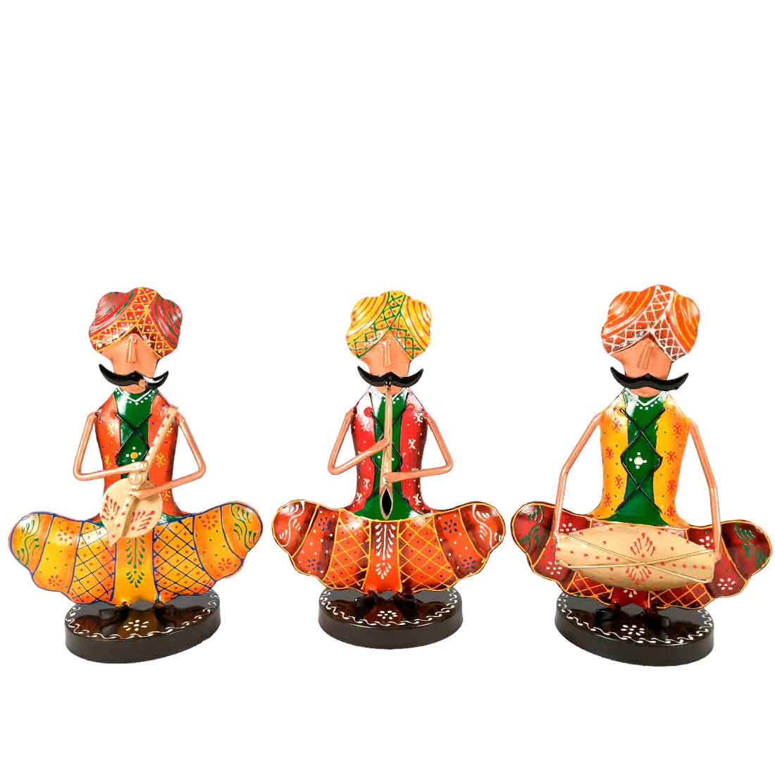 Musician Figurine Showpiece Set | Artifacts for Home, Table, Living Room, TV Unit & Bedroom Office Desk Decor& Gifts - 10 Inch (Pack of 3) - Apkamart #Style_Design 2