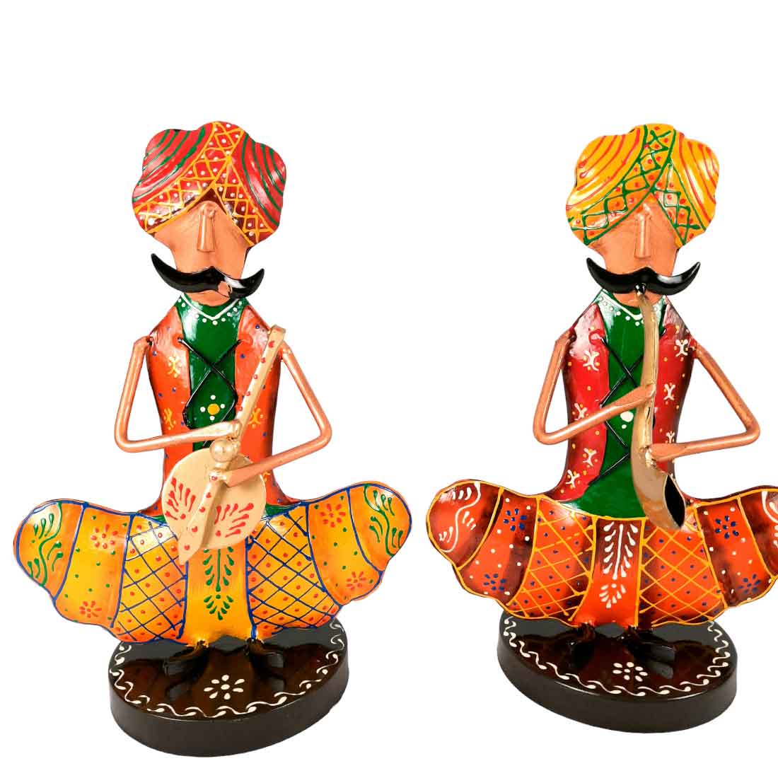Musician Figurine Showpiece Set | Artifacts for Home, Table, Living Room, TV Unit & Bedroom Office Desk Decor& Gifts - 10 Inch (Pack of 3) - Apkamart #Style_Design 2