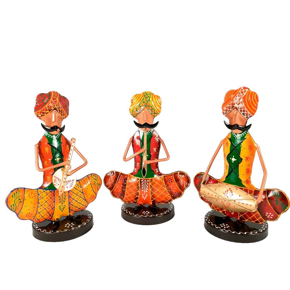 Musician Figurine Showpiece Set | Artifacts for Home, Table, Living Room, TV Unit & Bedroom Office Desk Decor& Gifts - 10 Inch (Pack of 3) - Apkamart #Style_Design 2