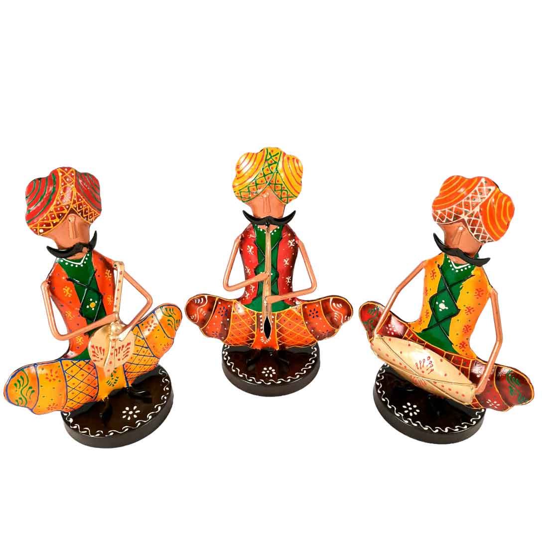 Musician Figurine Showpiece Set | Artifacts for Home, Table, Living Room, TV Unit & Bedroom Office Desk Decor& Gifts - 10 Inch (Pack of 3) - Apkamart #Style_Design 2