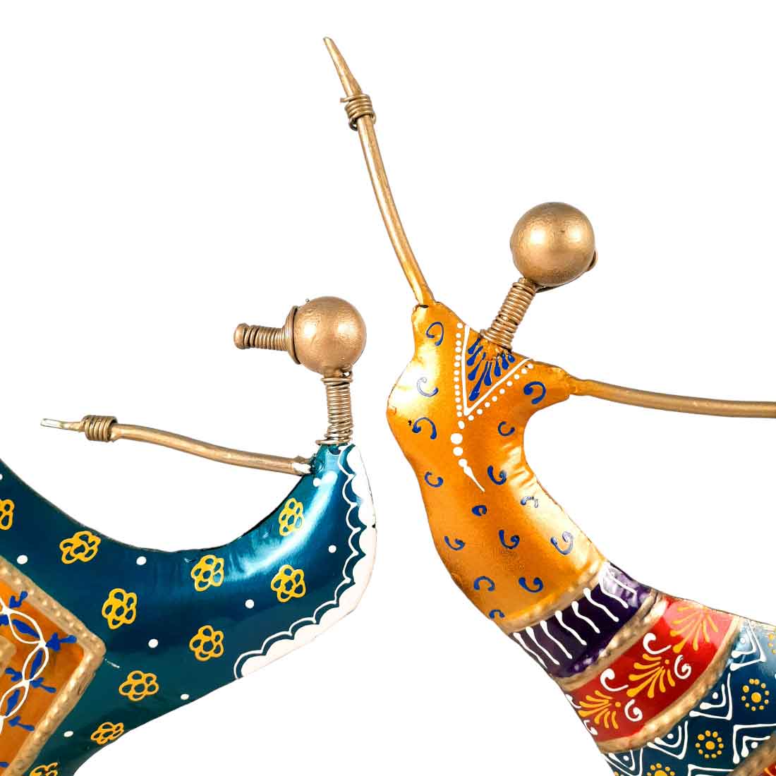 Dancing Lady - Female Figurines - for Side Table Decoration - 16 Inch - Set of 2 - Apkamart #Style_Design 1