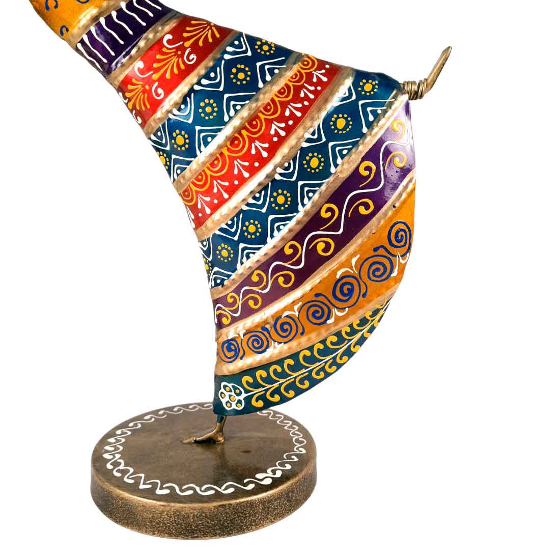 Dancing Lady - Female Figurines - for Side Table Decoration - 16 Inch - Set of 2 - Apkamart #Style_Design 1