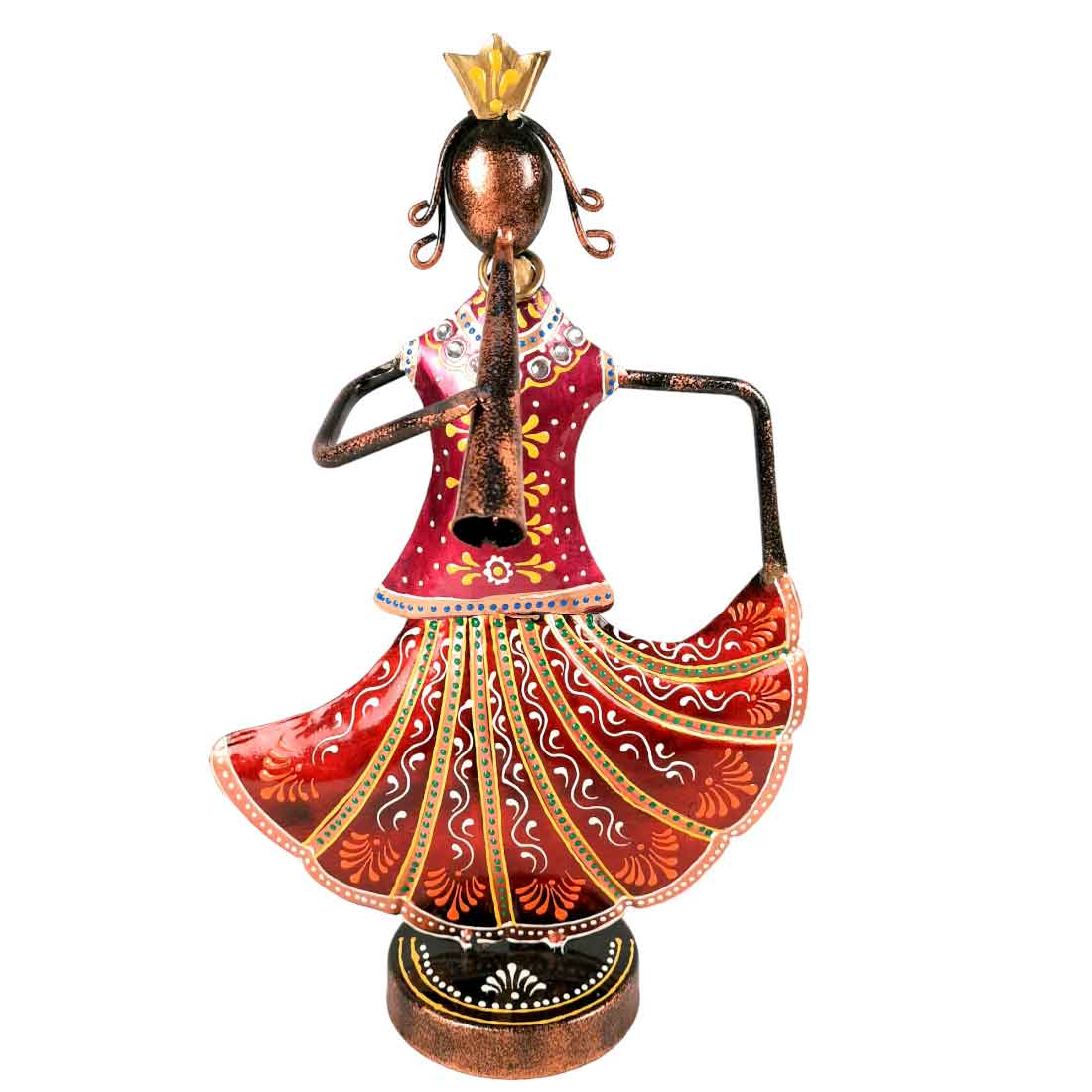 Musician Ladies Showpiece set of 3 - For Living Room, Home Decor & Gifts - 11 Inch - Apkamart