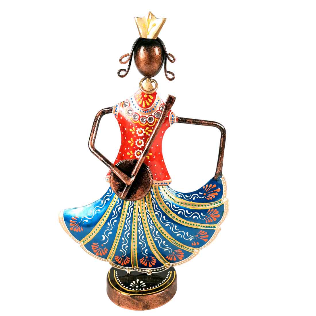 Musician Ladies Showpiece set of 3 - For Living Room, Home Decor & Gifts - 11 Inch - Apkamart