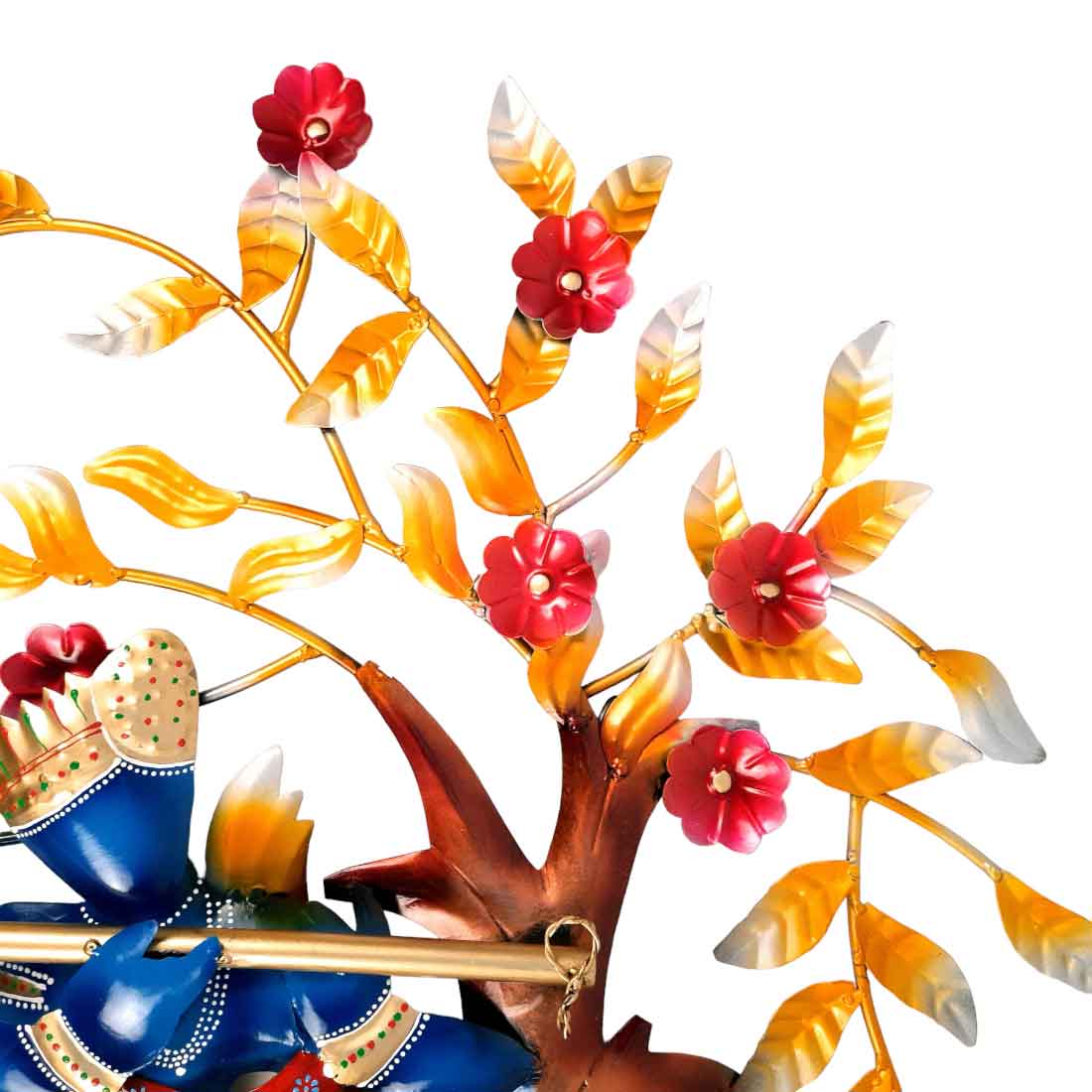 Krishna Wall Hanging | Krishna Playing Flute Wall Art - For Living Room, Wall & Home Decor & Gifts -25 Inch - Apkamart