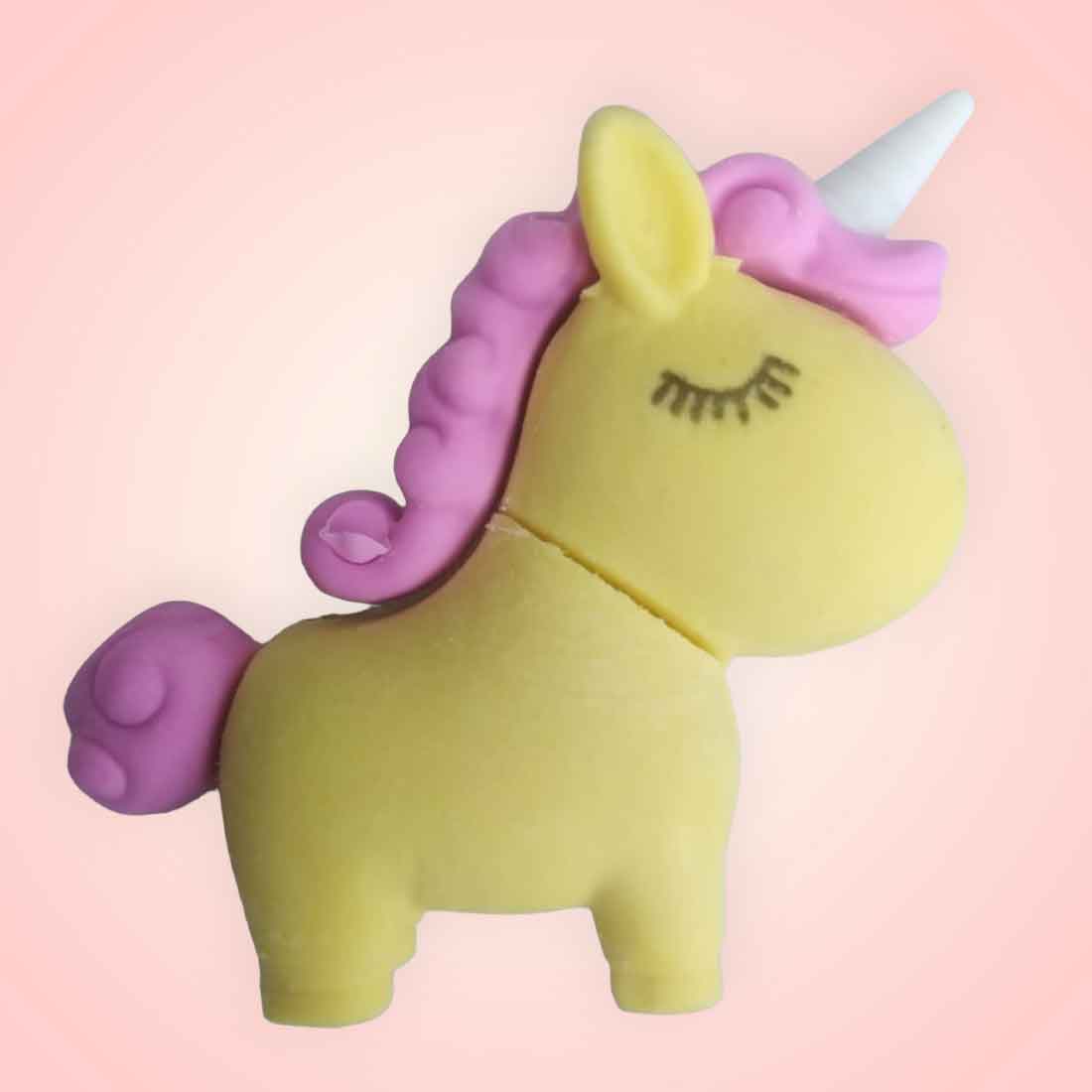 Kids Eraser Unicorn Shape - For Kids, Birthday Return Gift (Pack of 12)