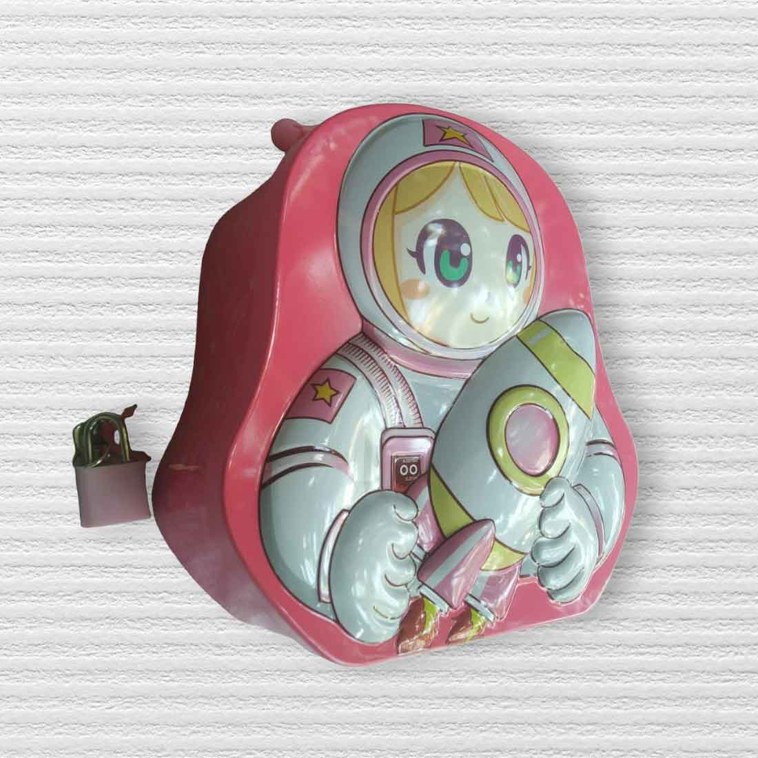 Astronaut Piggy Bank | Coin Box | Gullak | Money Box with Lock & Keys - For Kid's Birthday & Return Gift - Apkamart