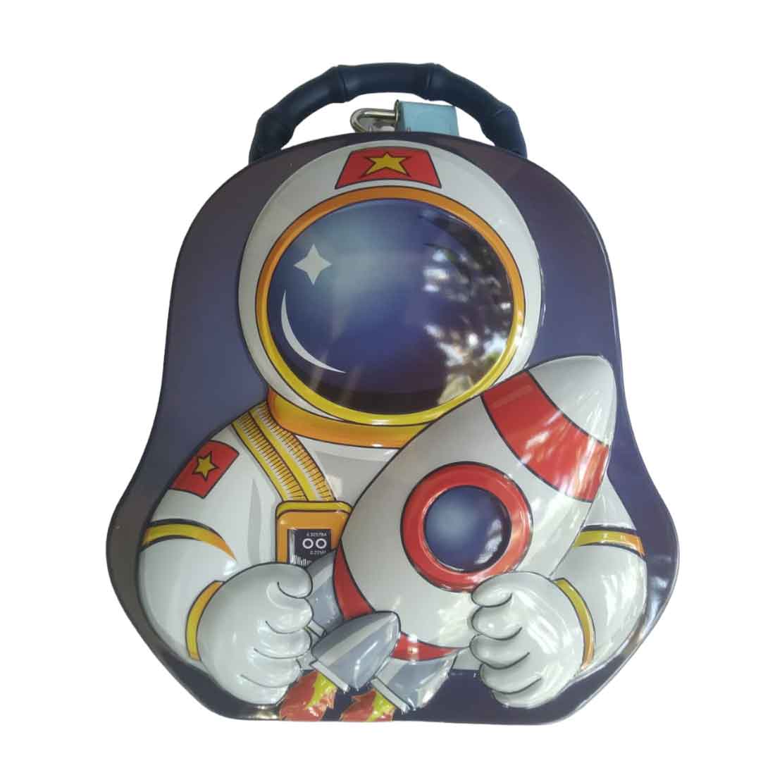 Astronaut Piggy Bank | Coin Box | Gullak | Money Box with Lock & Keys - For Kid's Birthday & Return Gift - Apkamart