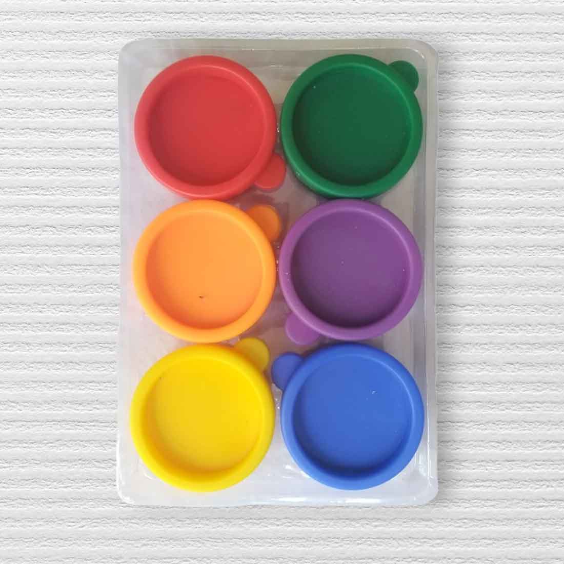 Finger Paints for Kids | Washable Non Toxic Finger Paint Set for Toddlers Children Art & Craft | Easy-Clean Finger Paints for Washable Fun - (6 Colors) (pack Of 1) - Apkamart