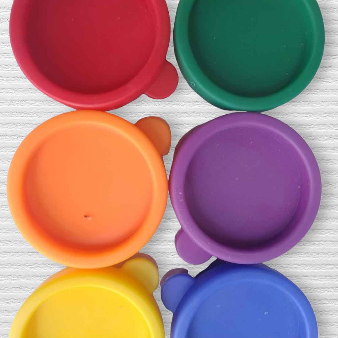 Finger Paints for Kids | Washable Non Toxic Finger Paint Set for Toddlers Children Art & Craft | Easy-Clean Finger Paints for Washable Fun - (6 Colors) (pack Of 1) - Apkamart
