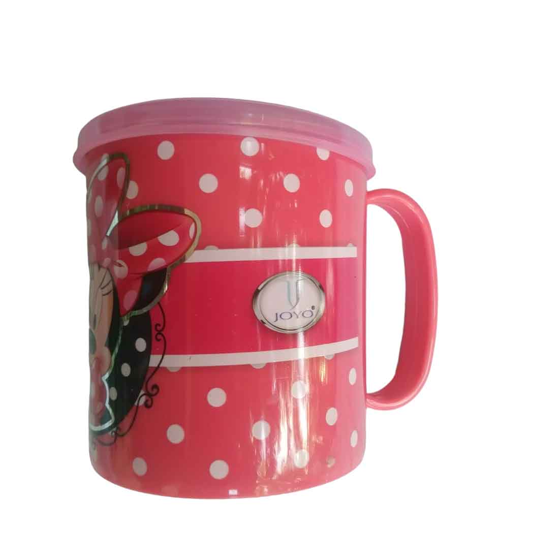 Mug With Cartoon Characters - For Kids | Milk Mug with lid - For Kids & Return Gift | In Assorted Color & Design (Single & Pack of 2) - Apkamart