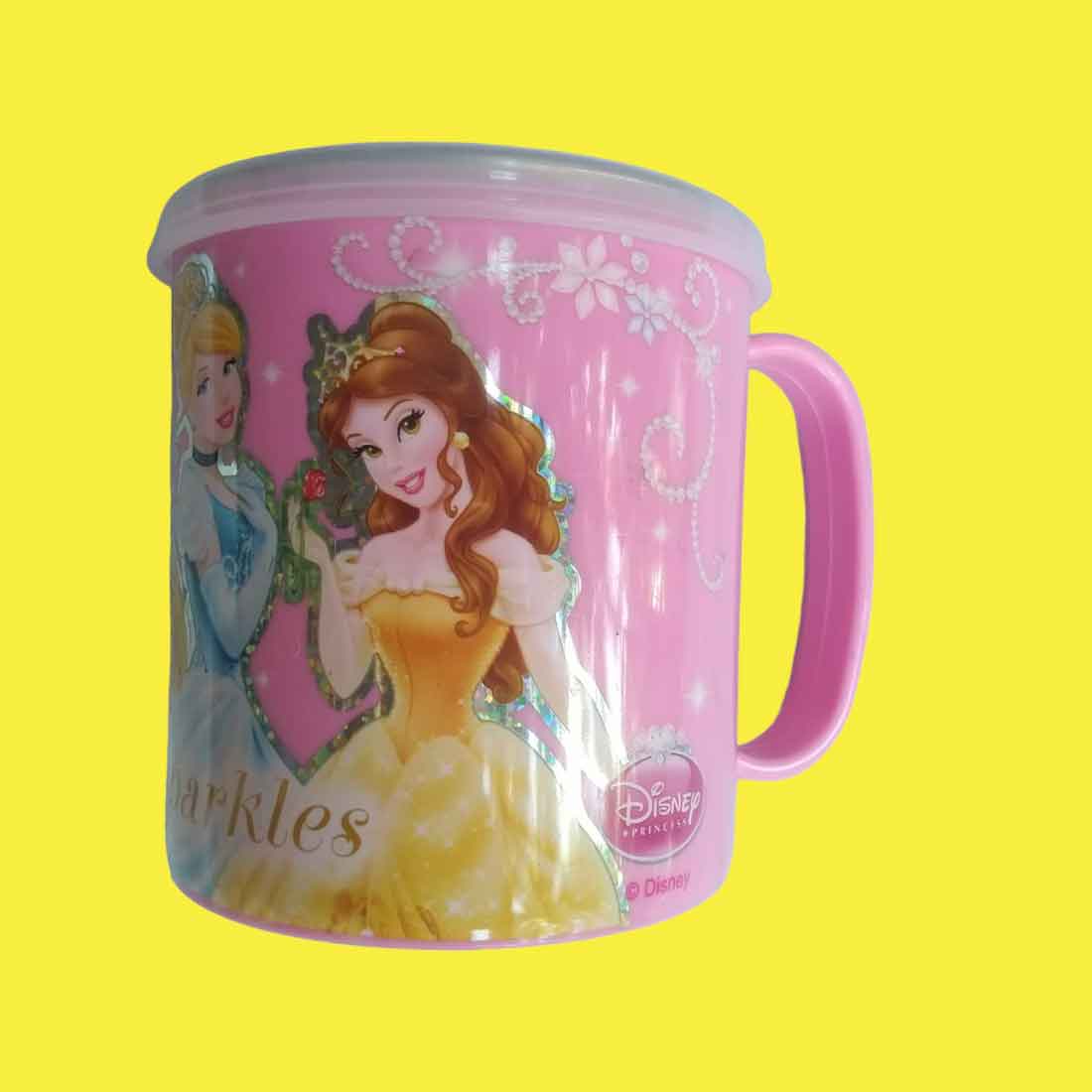 Mug With Cartoon Characters - For Kids | Milk Mug with lid - For Kids & Return Gift | In Assorted Color & Design (Single & Pack of 2) - Apkamart