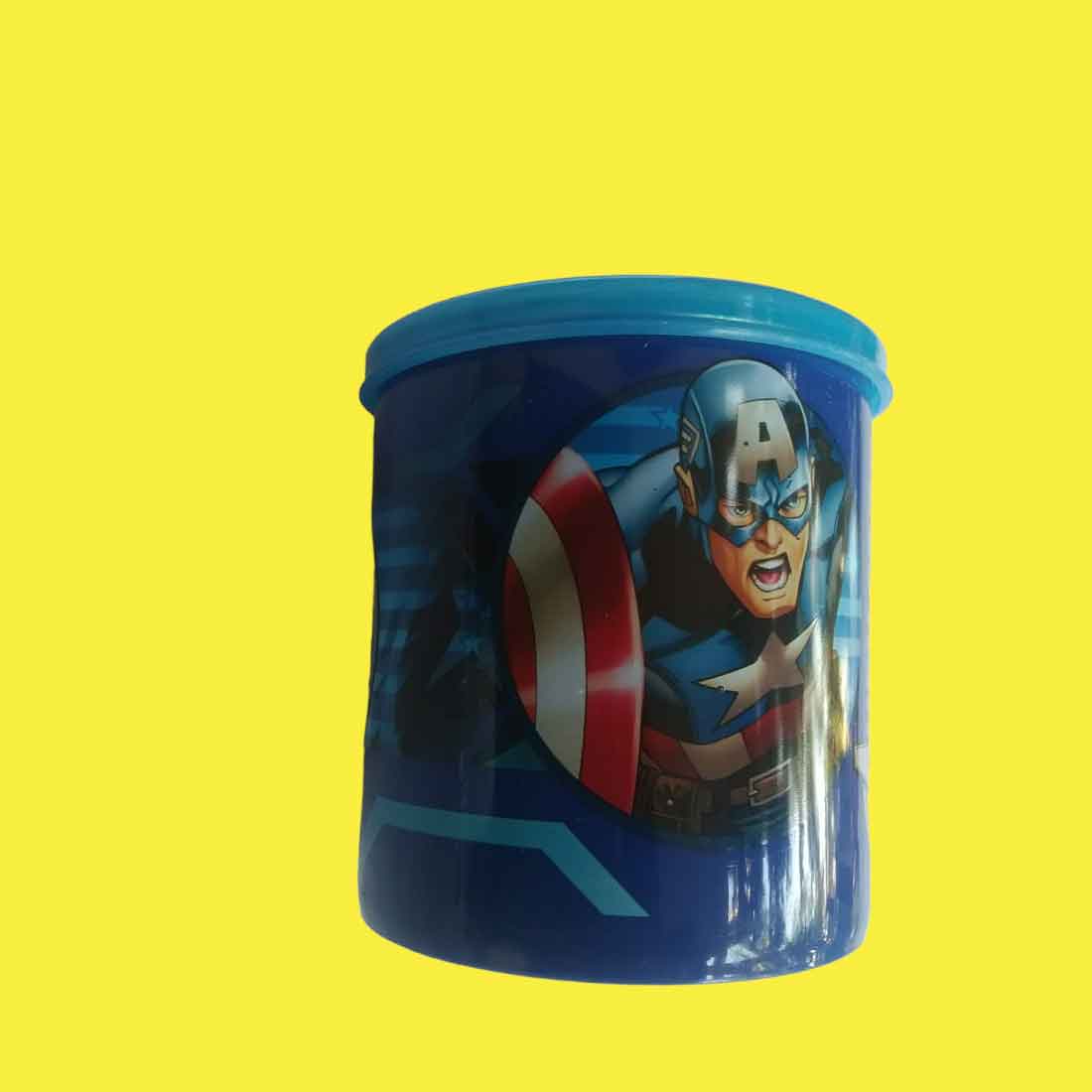 Mug With Cartoon Characters - For Kids | Milk Mug with lid - For Kids & Return Gift | In Assorted Color & Design (Single & Pack of 2) - Apkamart