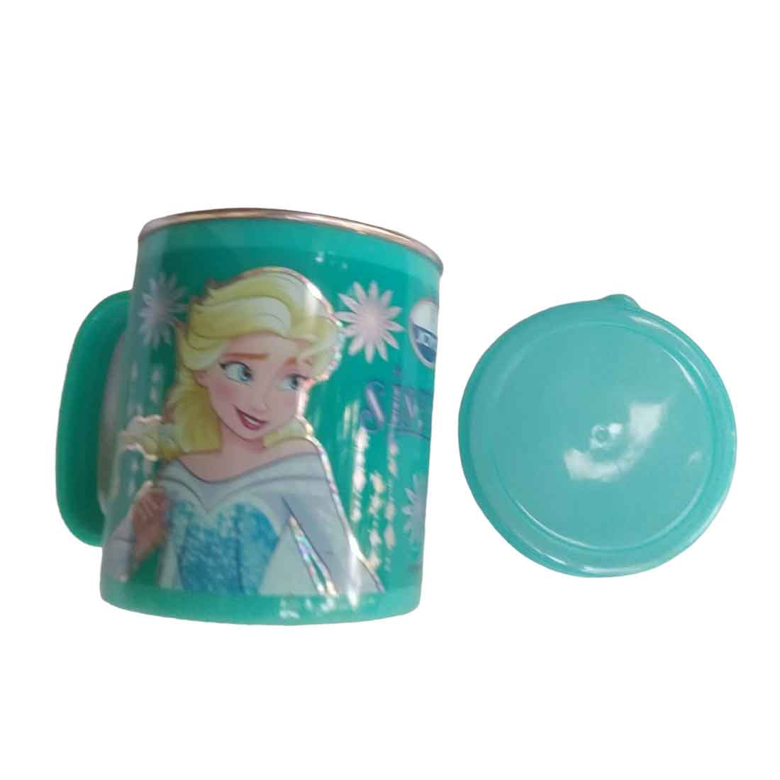 Mug With Cartoon Characters - For Kids | Milk Mug with lid - For Kids & Return Gift | In Assorted Color & Design (Single & Pack of 2) - Apkamart