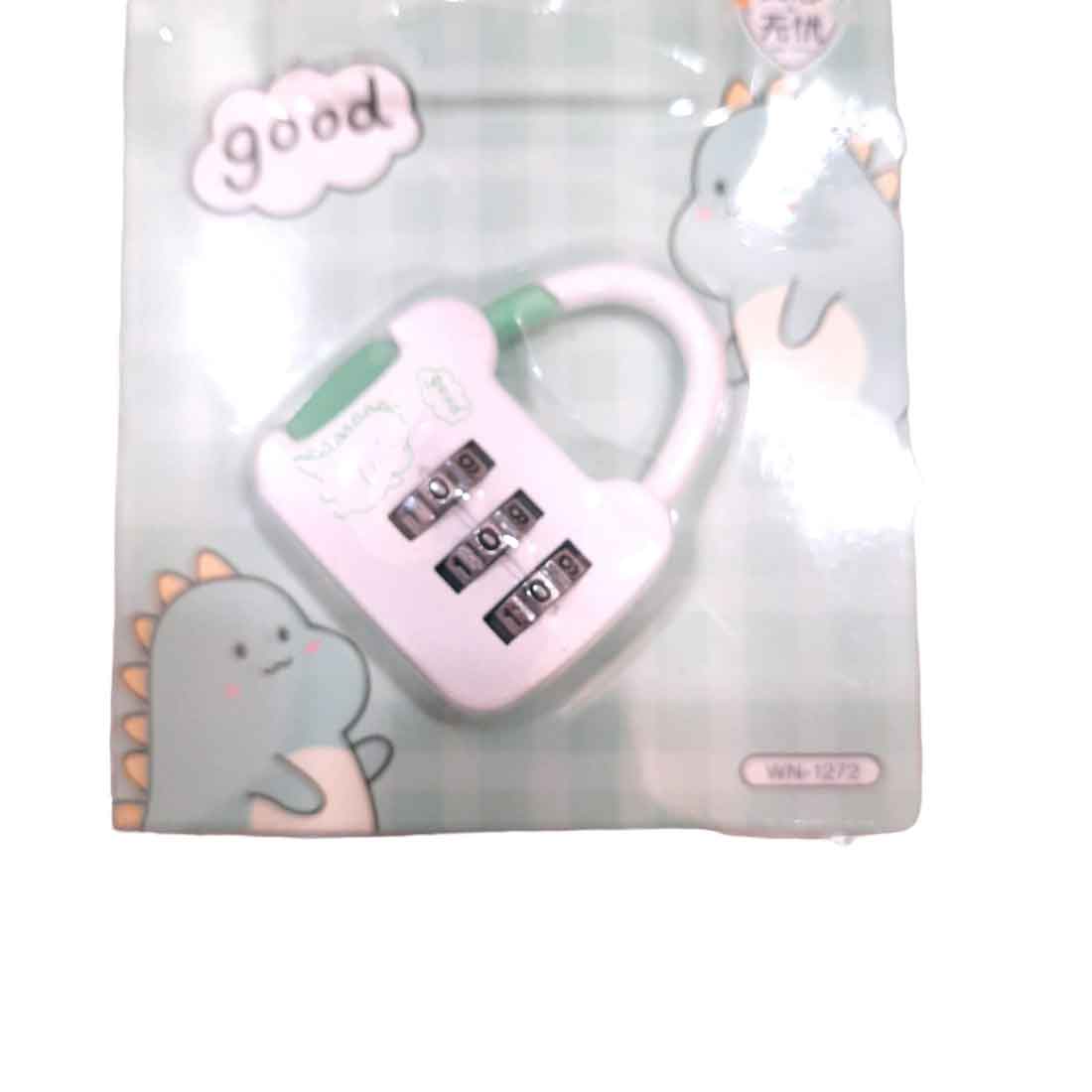 Multicolor Cute Number Padlocks – For Kids | Gifts & Return Gifts ( Pack of 4) - Apkamart