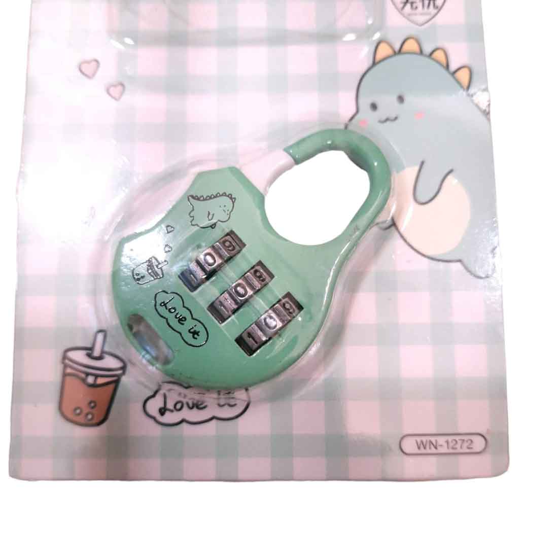 Multicolor Cute Number Padlocks – For Kids | Gifts & Return Gifts ( Pack of 4) - Apkamart