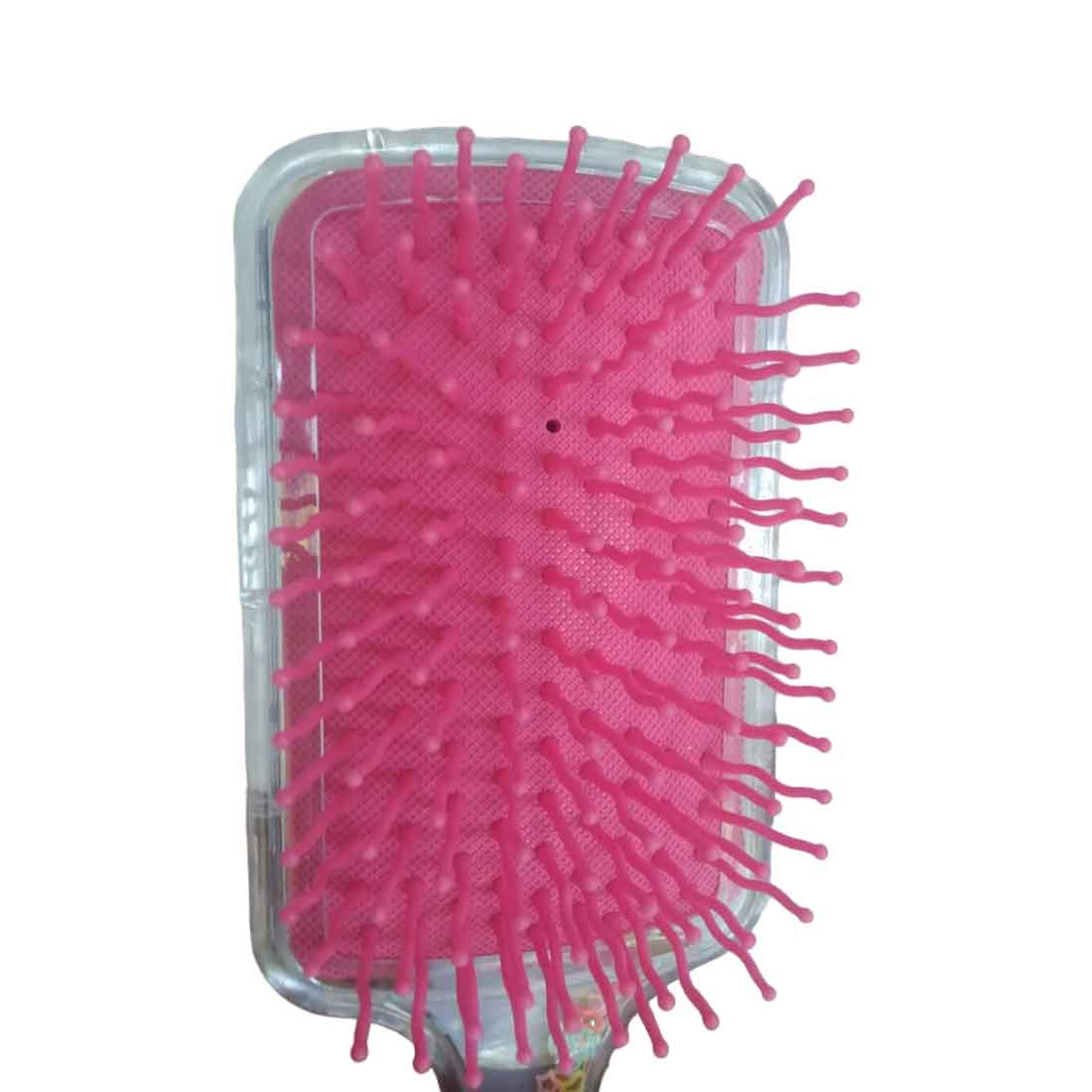 Cute Cartoon Glittery HairBrush – For Kids | Gifts & Return Gifts | Assorted Colors and Design (Pack of 2) - Apkamart