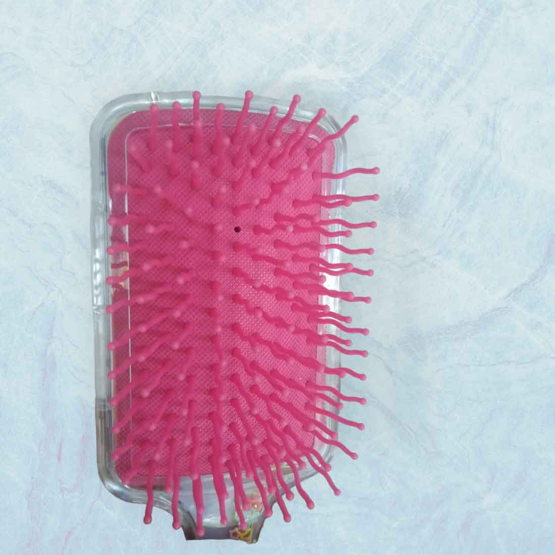 Cute Cartoon Glittery HairBrush – For Kids | Gifts & Return Gifts | Assorted Colors and Design (Pack of 2) - Apkamart