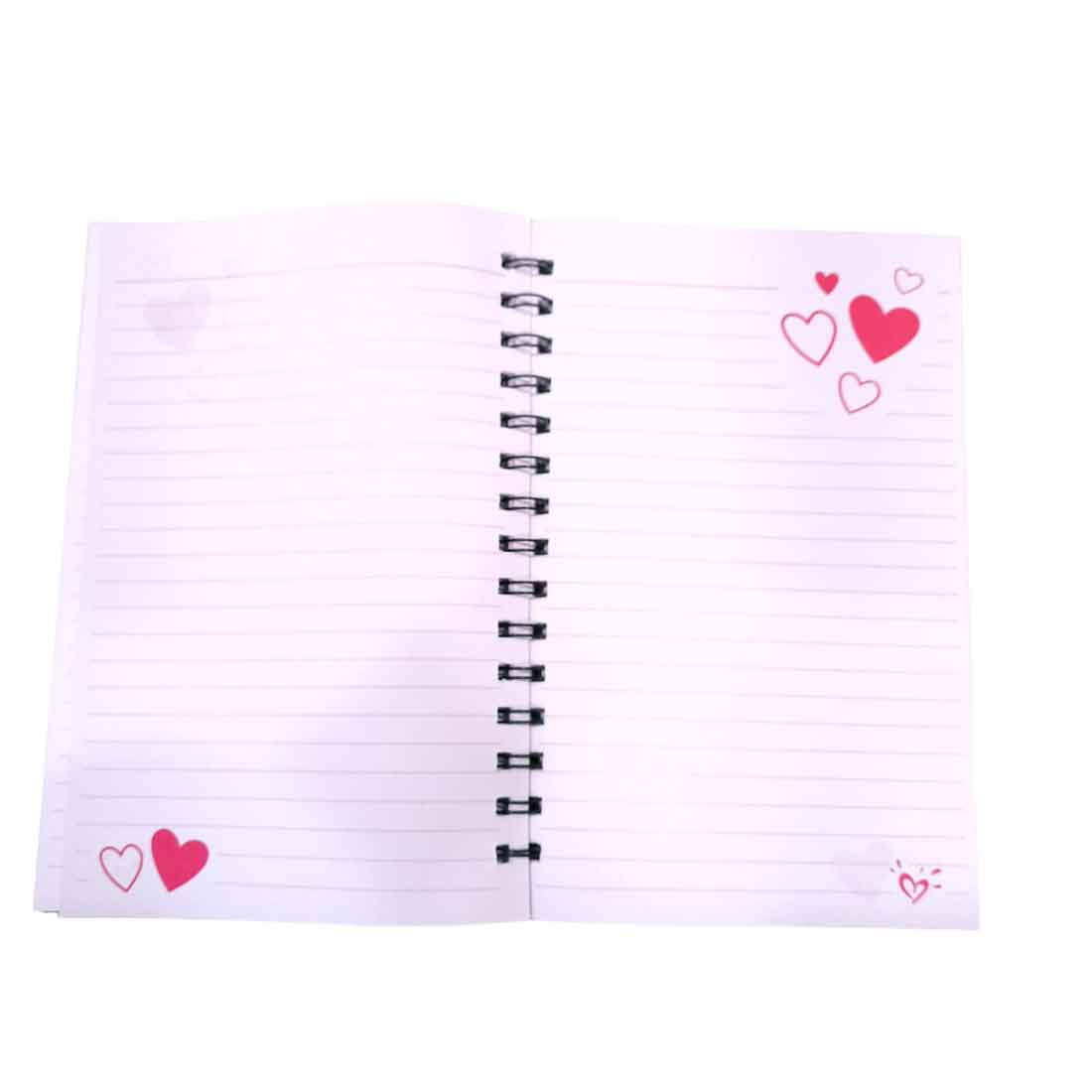 Spiral Note Book Single Line | A6 Size Note Book (60 Pages) - For Kids, Students & Return Gifts - Apkamart