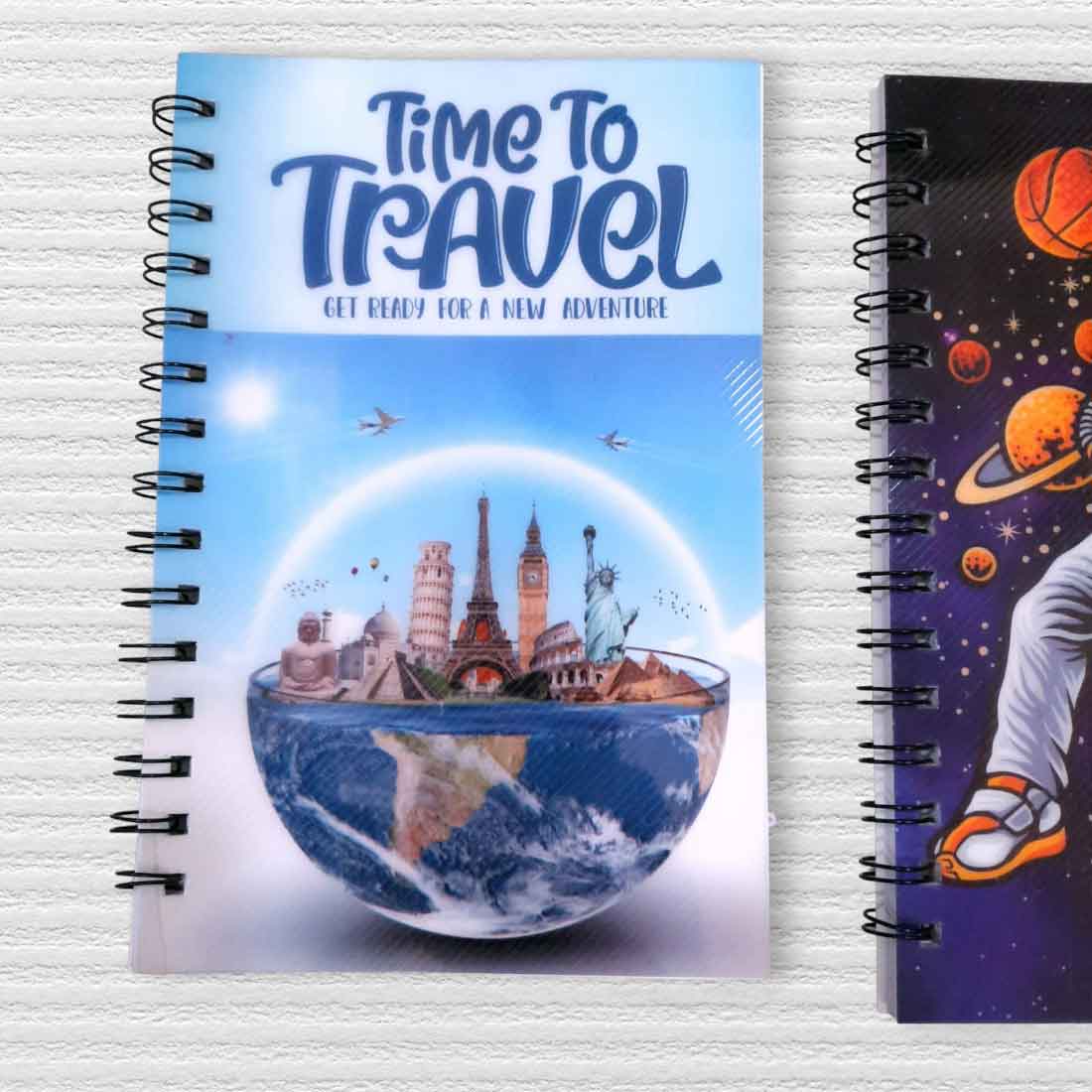 Spiral Note Book Single Line | A6 Size Note Book (60 Pages) - For Kids, Students & Return Gifts - Apkamart